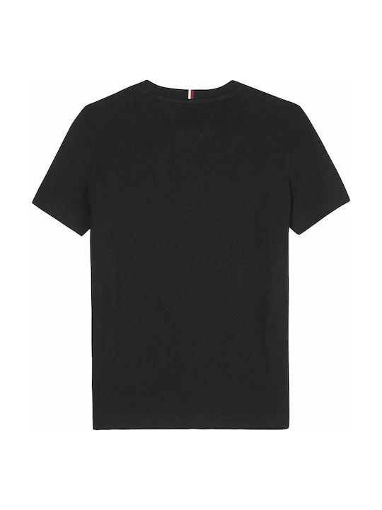 Tommy Hilfiger Παιδικό T-shirt για Αγόρι Μαύρο