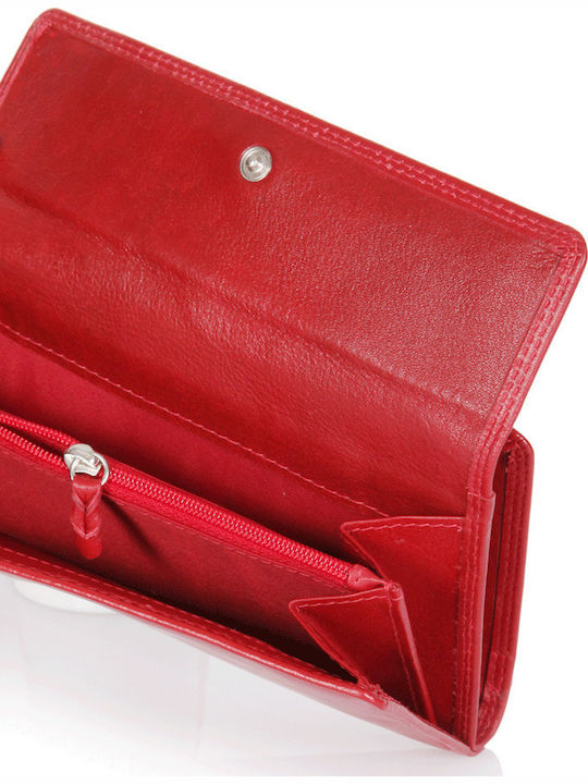 Klein Leder Damen Geldbörse Rot