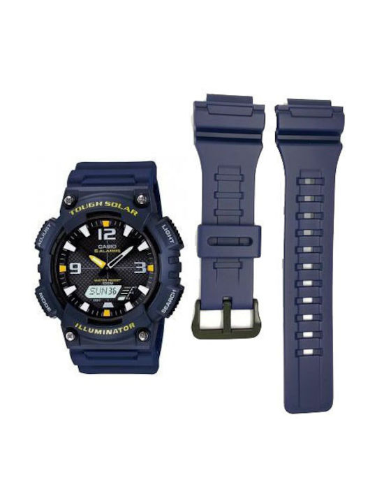 Casio Καουτσούκ Λουράκι Navy Μπλε