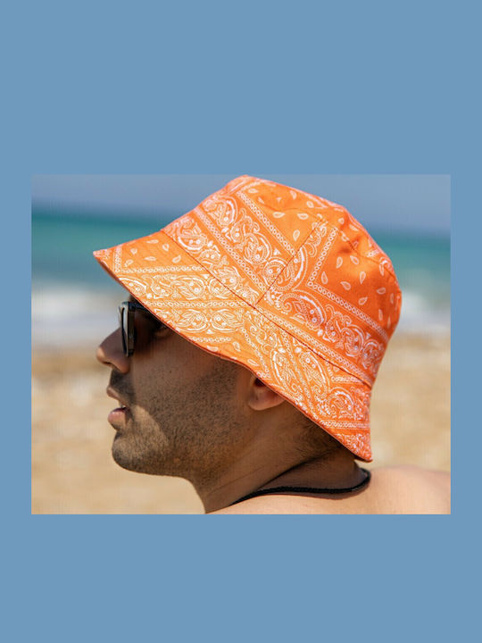 Aquablue Fabric Hat Bucket Orange