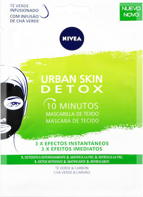 Nivea 10 Minutes Urban Skin Detox Gesichtsmaske für das Gesicht für Entgiftung 1Stück