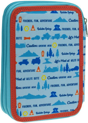 Gim Gear Up Pencil Case Full with 2 Compartments Multicolored