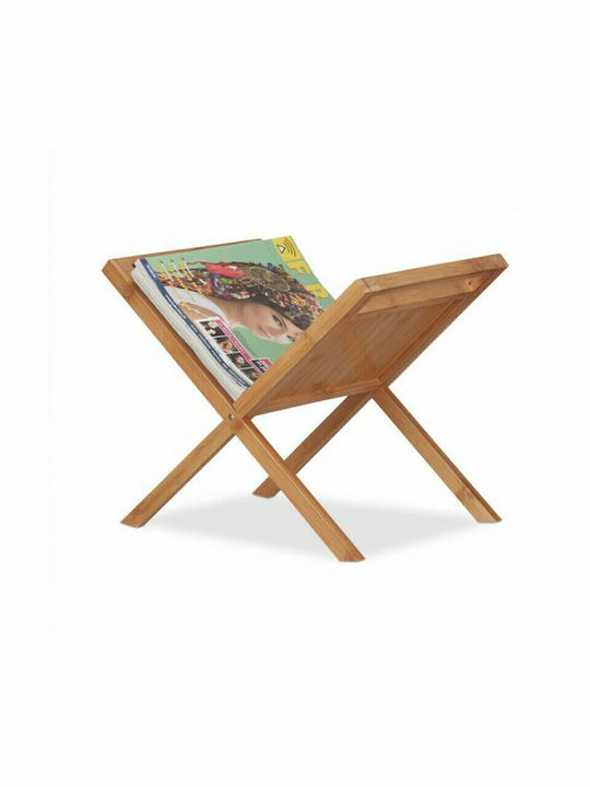 Relaxdays Suport Reviste Lemn Bej 40x30x30buc 1buc