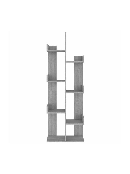 Βιβλιοθήκη Γκρι 48x25.5x140εκ.
