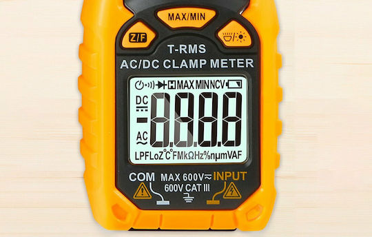 Ingco Αμπεροτσιμπίδα Digital 600A AC DCM6003