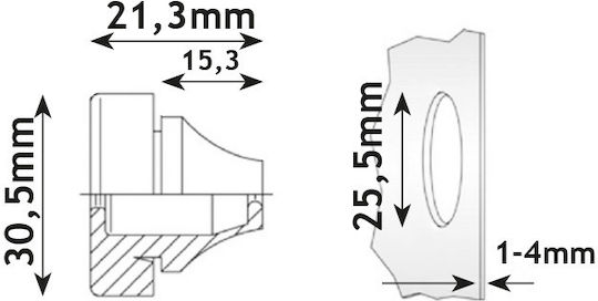 Aca Flipseal M25 282TPFSM25