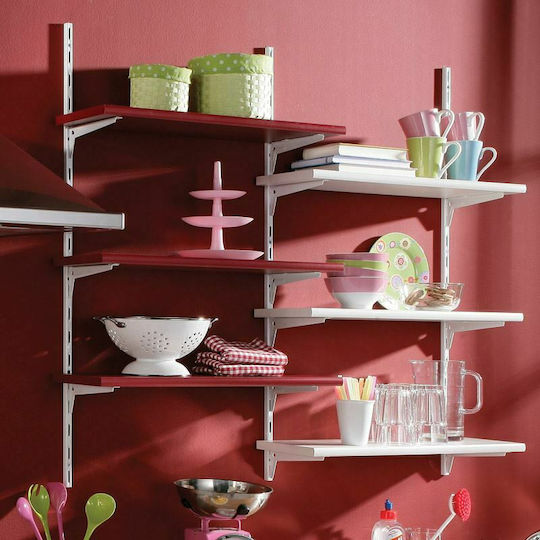 Element-System Rack Arm with 2 Hooks White 15cm