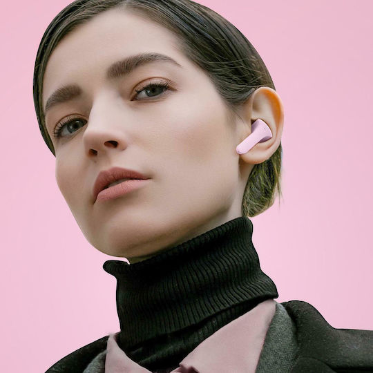 Acefast T6 In-ear Bluetooth Handsfree Căști cu Rezistență la Transpirație și Carcasă de Încărcare Pink Lotus