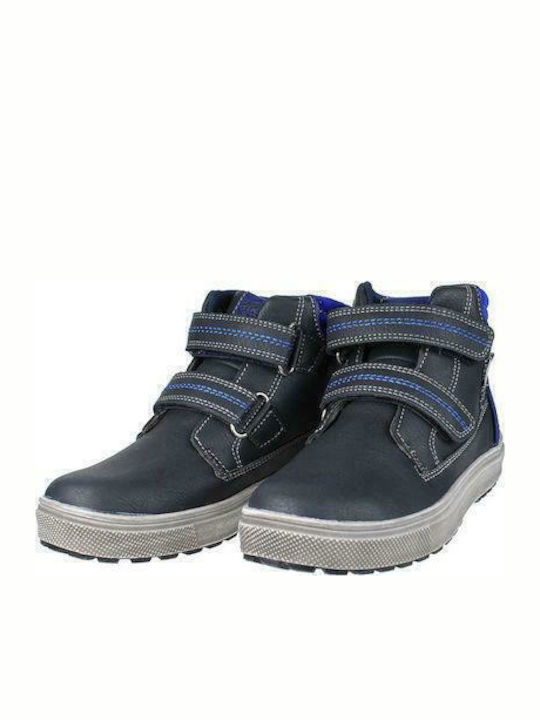 Kinder Sneakers Hoch mit Klettverschluss Marineblau