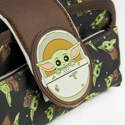 Fabric Pencil Case The Mandalorian with 1 Compartment Brown