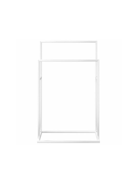 vidaXL Raft de haine de Baie Dublu ​48x78.5cm Alb