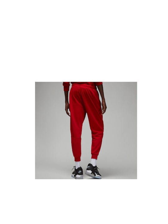 Jordan Men's Sweatpants with Rubber Red
