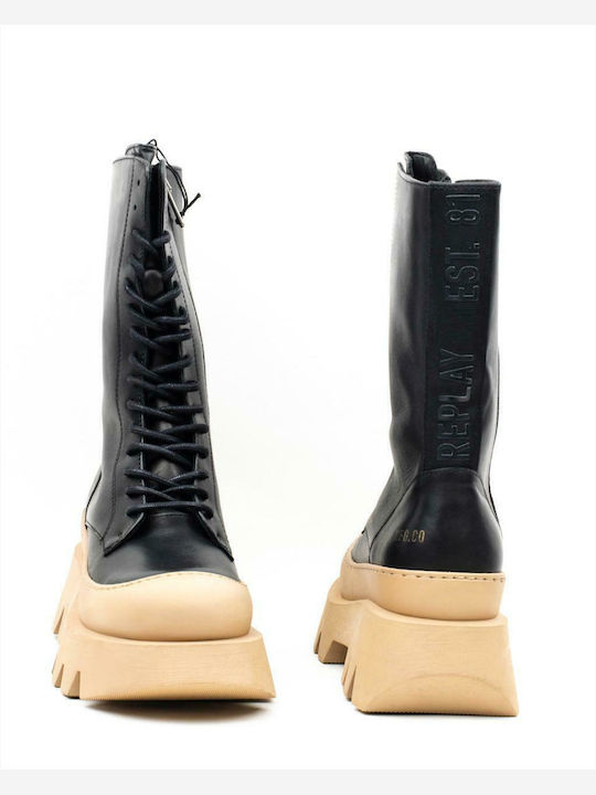 Stiefeletten Damen Schwarz