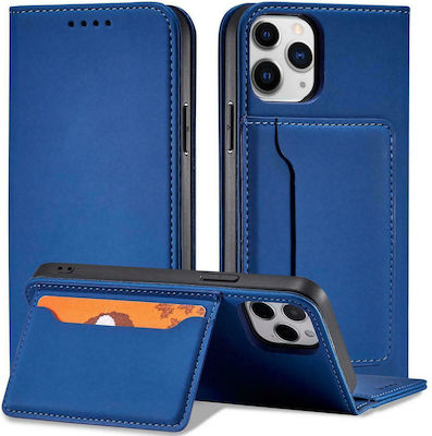 Hurtel Magnet Card Wallet Δερματίνης Μπλε (iPhone 12 / 12 Pro)