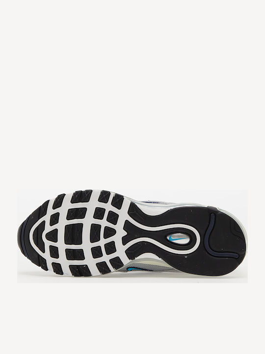 Air Max 97 Damen Sneakers Metallic Silver / Chlorine Blue / White