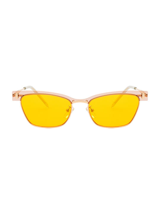 Awear Lela Women's Sunglasses with Yellow Frame and Yellow Lens