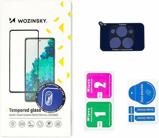Wozinsky Full Протектор за камера Закалено стъкло Черен за Galaxy S22 Ultra 5G
