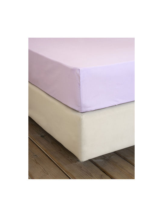 Nima Sheet for Single Bed 160x260cm. Primal Lavender