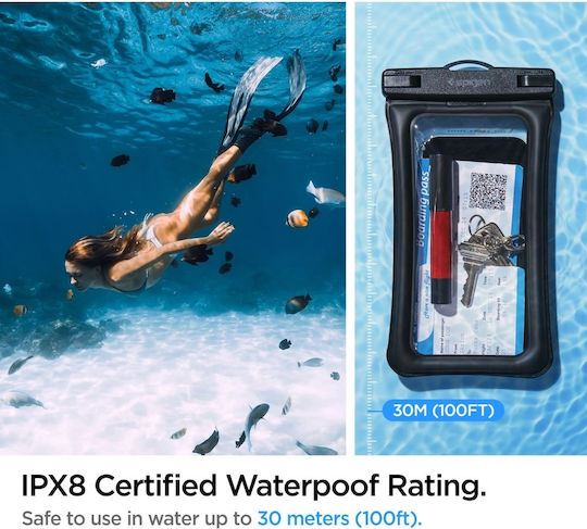 Spigen A610 Waterproof Case up to 6.9" Black AMP04529