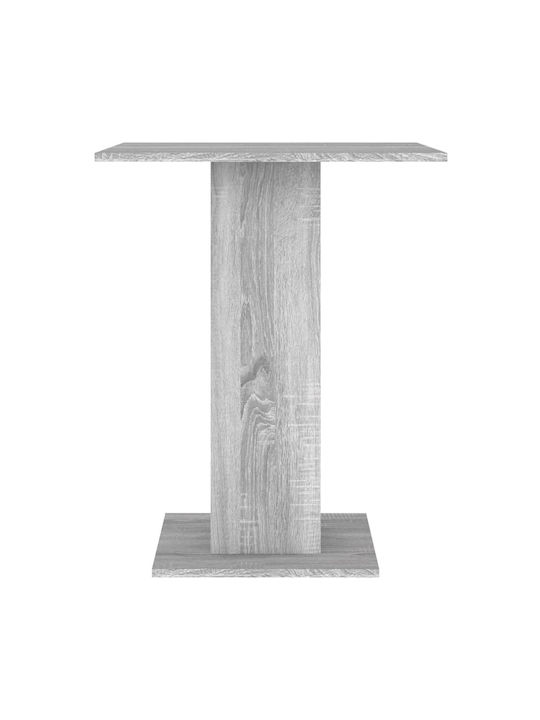 Bistro Table Kitchen Wooden Gray 60x60x75cm