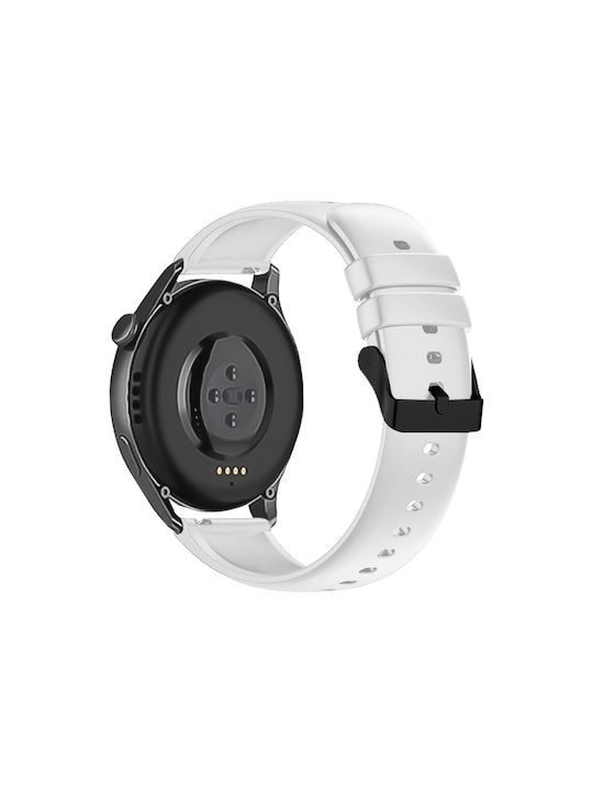 Hurtel Strap One Strap Silicone White (Huawei Watch GT3 (42mm))