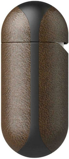 Nomad Rugged Case Leather in Brown color for Apple AirPods 1 / AirPods 2