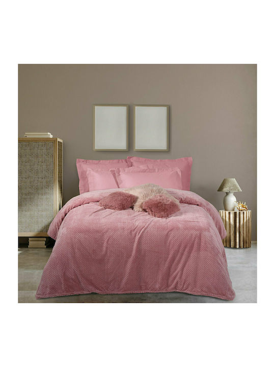 Das Home 0467 Fleece Super Double Blanket 220x240cm Nude