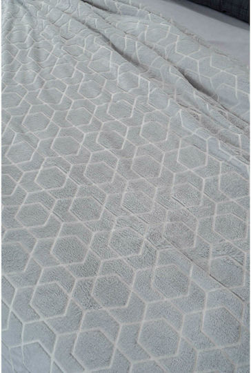 Palamaiki Dune Одеяло Кадифе Двойно 220x240см Сиво
