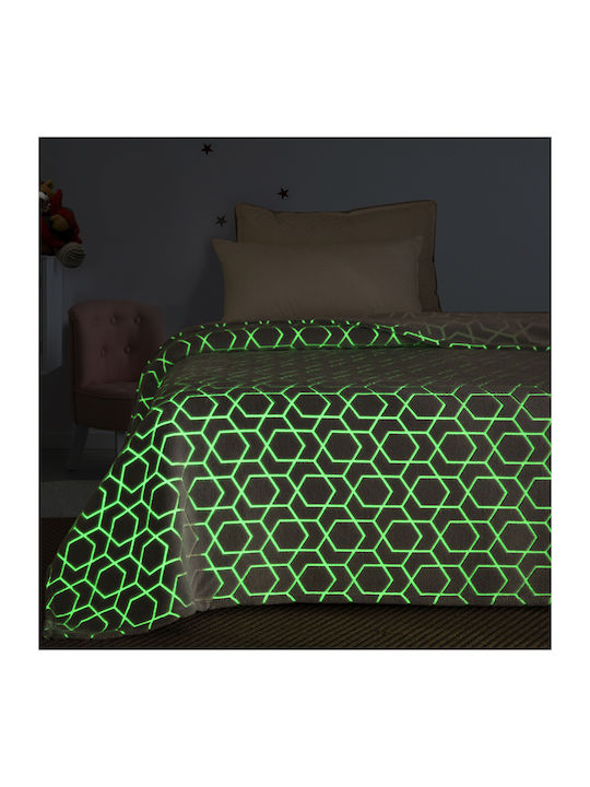 Palamaiki Dune Velvet Blanket Double Bed 220x240cm Gray