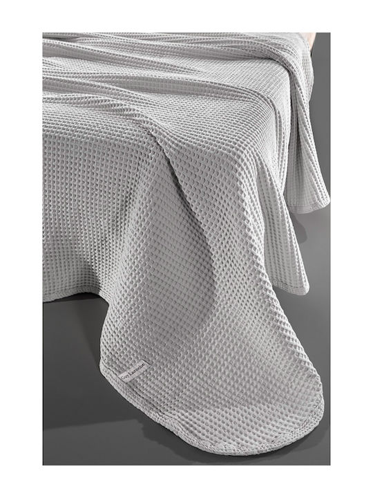 Guy Laroche Eternity Decke Piqué Moné 160x240cm Silber