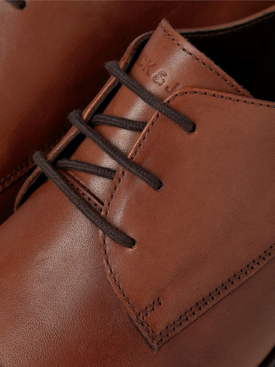 Men's Leather Casual Shoes Cognac