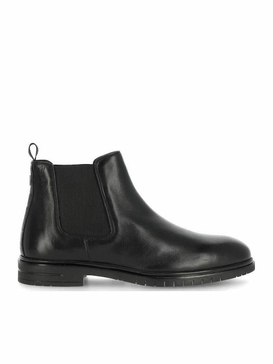 Leather Black Chelsea Boots Anatomical