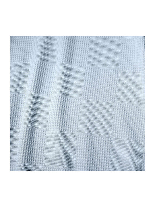 Lino Home Renk Κουβέρτα Πικέ Μονή 170x240εκ. Ciel