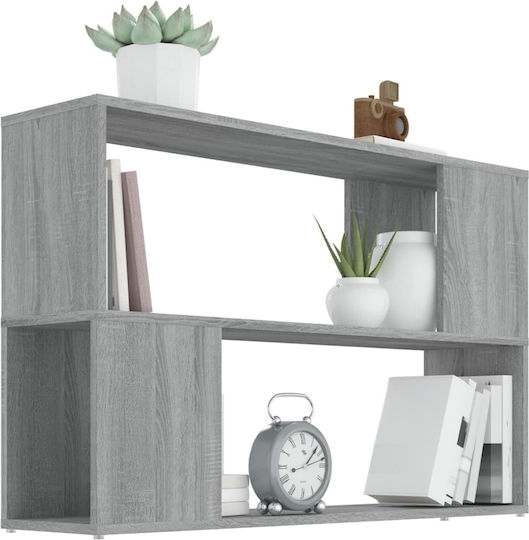 Βιβλιοθήκη Γκρι Sonoma 100x24x63εκ.