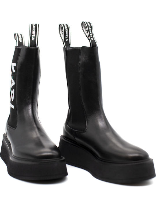 Ghete Dama Chelsea De Piele Negre