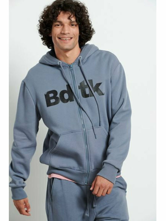 Cardigan With Blue Hood