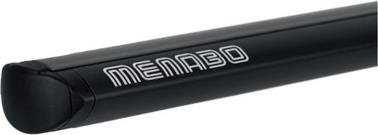 Menabo Delta 123cm. for Cars with Factory Bars (with Roof Rack Legs) Black