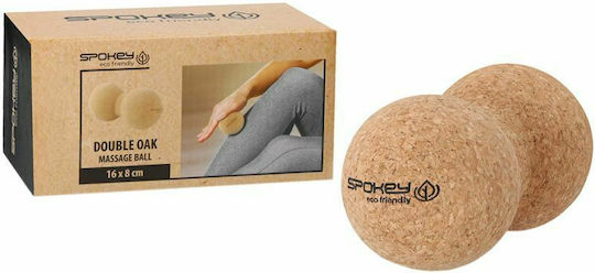 Spokey Oak Μπάλα Μασάζ Διπλή Μπεζ