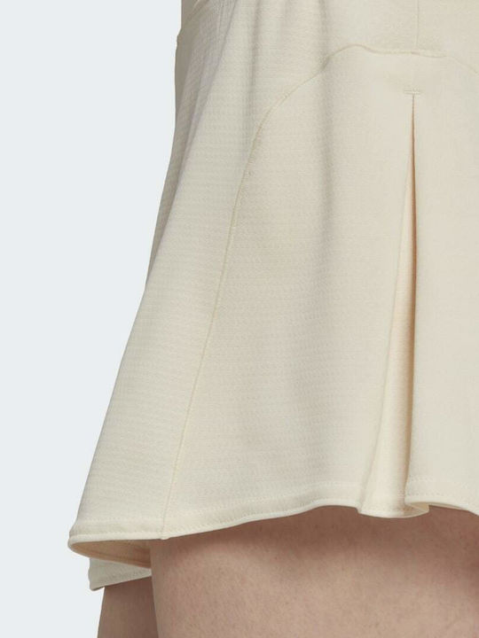 adidas HP0722 Women's Beige Tennis Skirt
