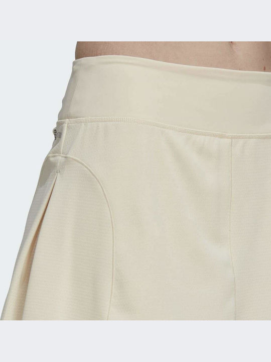 adidas HP0722 Women's Beige Tennis Skirt
