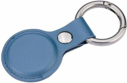 Troika KR21-20 RD Keychain Case Artifcial Leather for AirTag Dark Blue