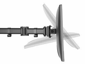 iTech Mount Βάση Γραφείου Οθόνης έως 27" με Βραχίονα (MBS-03F)