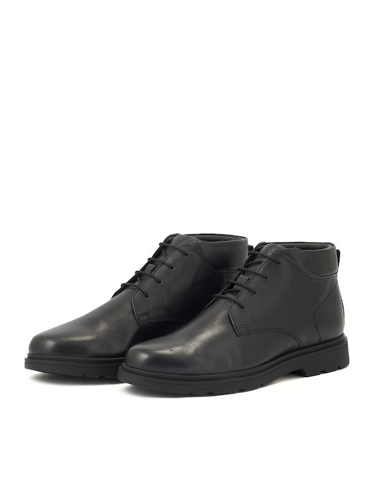 Spherica Ec1 A Leder Anatomisch Chukka Herrenstiefel Schwarz