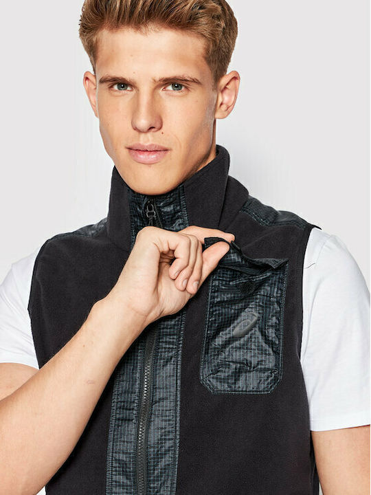 Ärmellos Sportjacke Schwarz