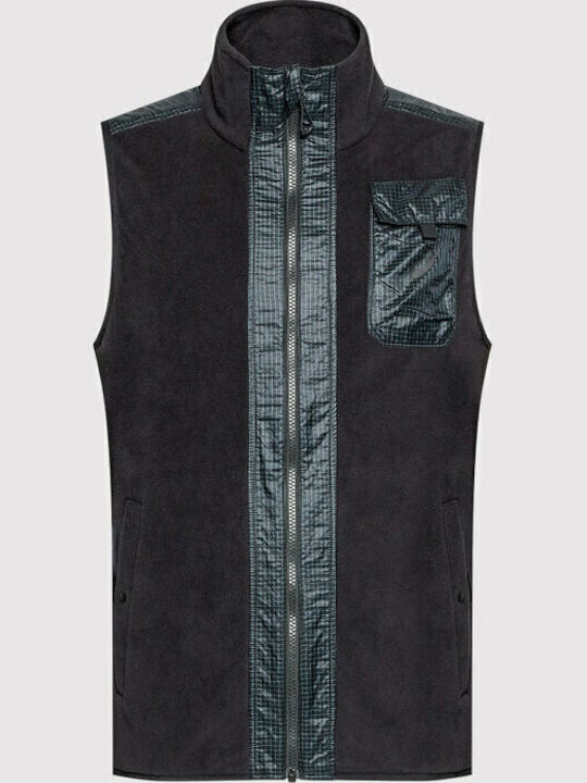 Ärmellos Sportjacke Schwarz