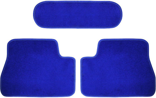 Auto Gs Set of Front and Rear Mats Universal 5pcs Blue