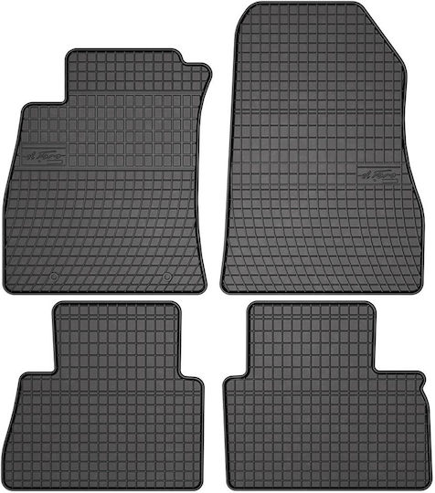 Frogum Set of Front and Rear Mats 4pcs for Nissan Juke 2010 Black