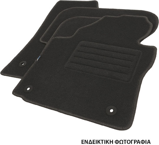 Petex Front Mats 2pcs for Peugeot Partner / Rifter 2019 Black