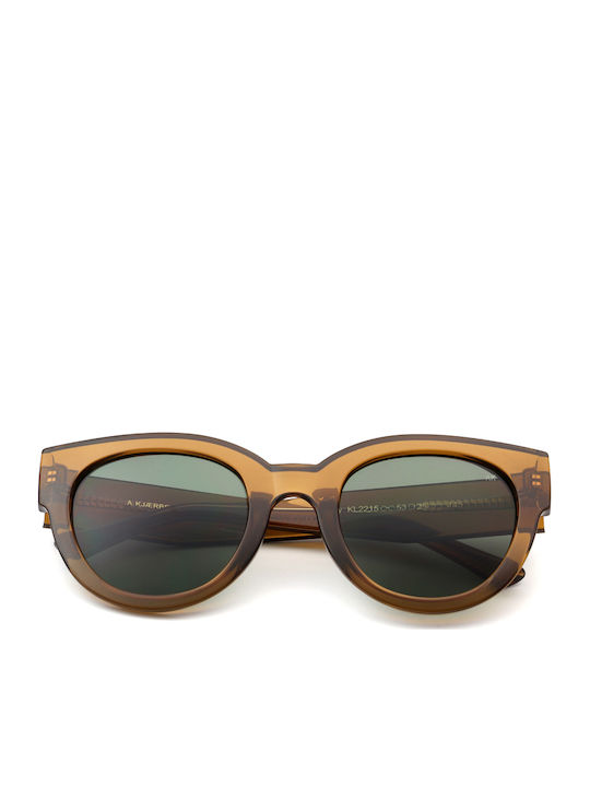 A.Kjaerbede Unisex Sunglasses with Plastic Frame Smoke Transparent KL2215-001