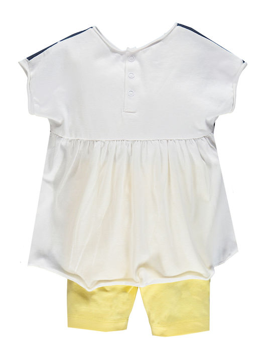 Kids Set Girl 201BEEM002.903 White Yellow